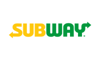The logo of the fast food brand Subway.
